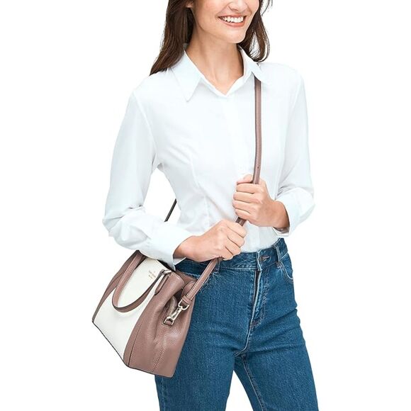 Kate Spade Triple Compartment Leather Satchel - Picture 4 of 13